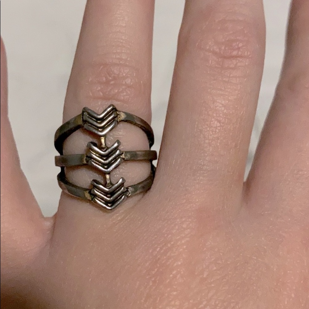 Silver fashion ring